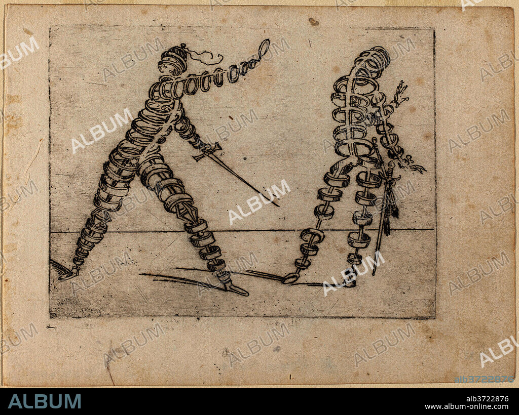 GIOVANNI BATTISTA BRACELLI. From "Bizzarie di varie Figure". Dated: 1624. Dimensions: plate: 8.2 x 10.5 cm (3 1/4 x 4 1/8 in.)  sheet: 11.2 x 15 cm (4 7/16 x 5 7/8 in.). Medium: etching.