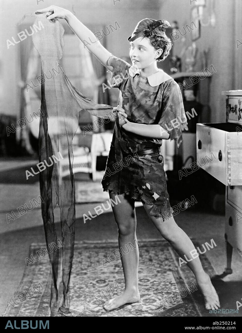 BETTY BRONSON in PETER PAN, 1924, directed by HERBERT BRENON. Copyright PARAMOUNT PICTURES.