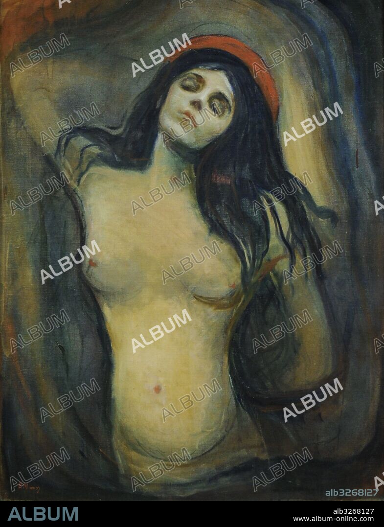 Edvard Munch (1863-1944). Norwegian painter. Madonna, 1894-1895. National Gallery. Oslo. Norway.
