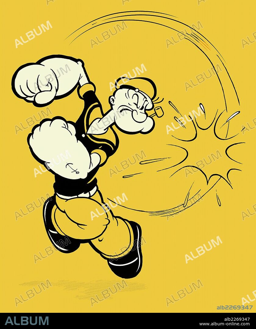 POPEYE THE SAILOR. Copyright KING FEATURES SYNDICATE.
