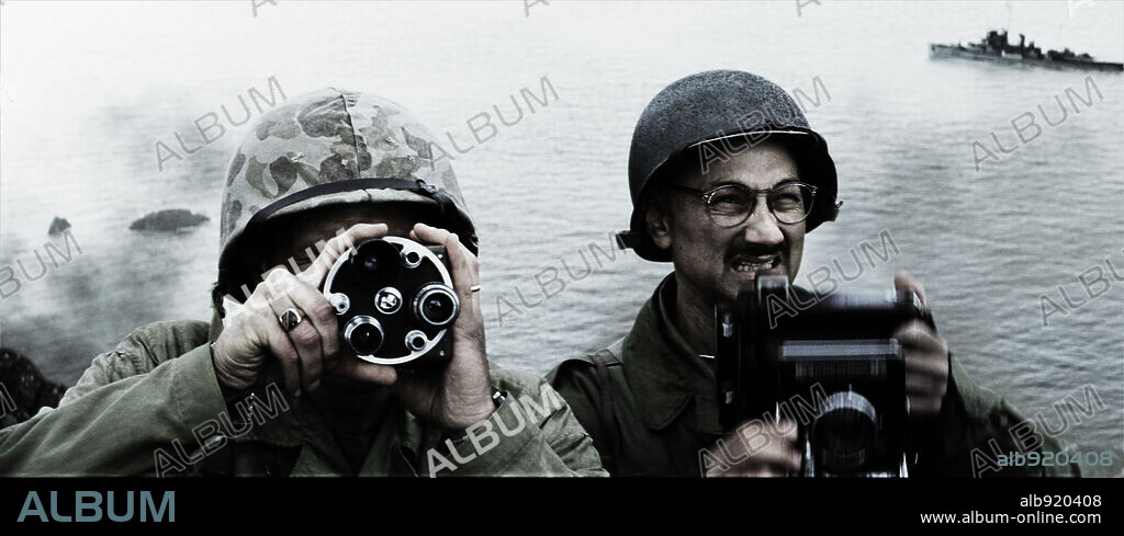 KIRK B. R. WOLLER and NED EISENBERG in FLAGS OF OUR FATHERS (2006), directed by CLINT EASTWOOD. Copyright WARNER BROS..