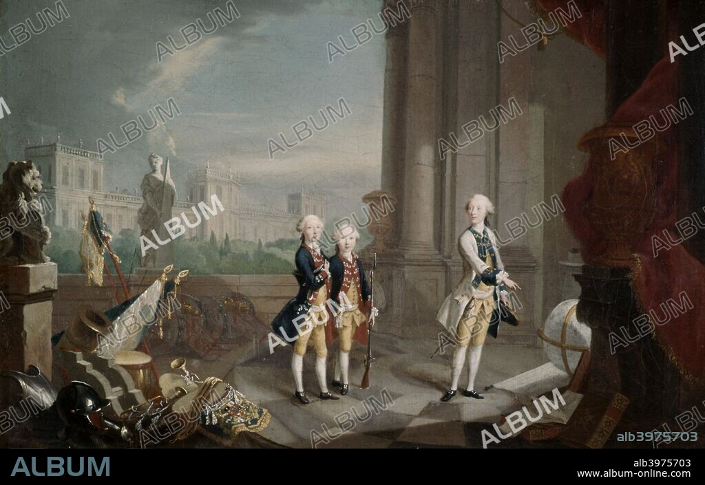 'The Sons of Frederick II of Hesse-Kassel Landgrave', (1770-1829?).