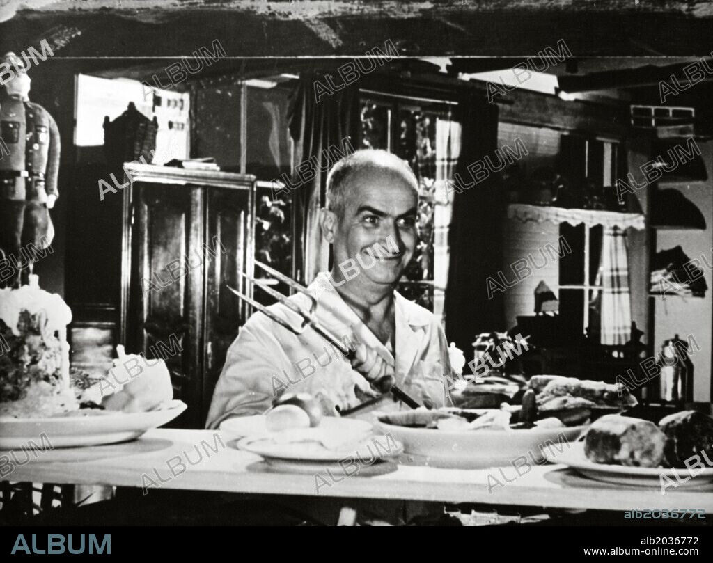 LOUIS DE FUNES in LA GRANDE VADROUILLE, 1966, unter der Regie von GERARD OURY. Copyright LES FILMS CORONA.