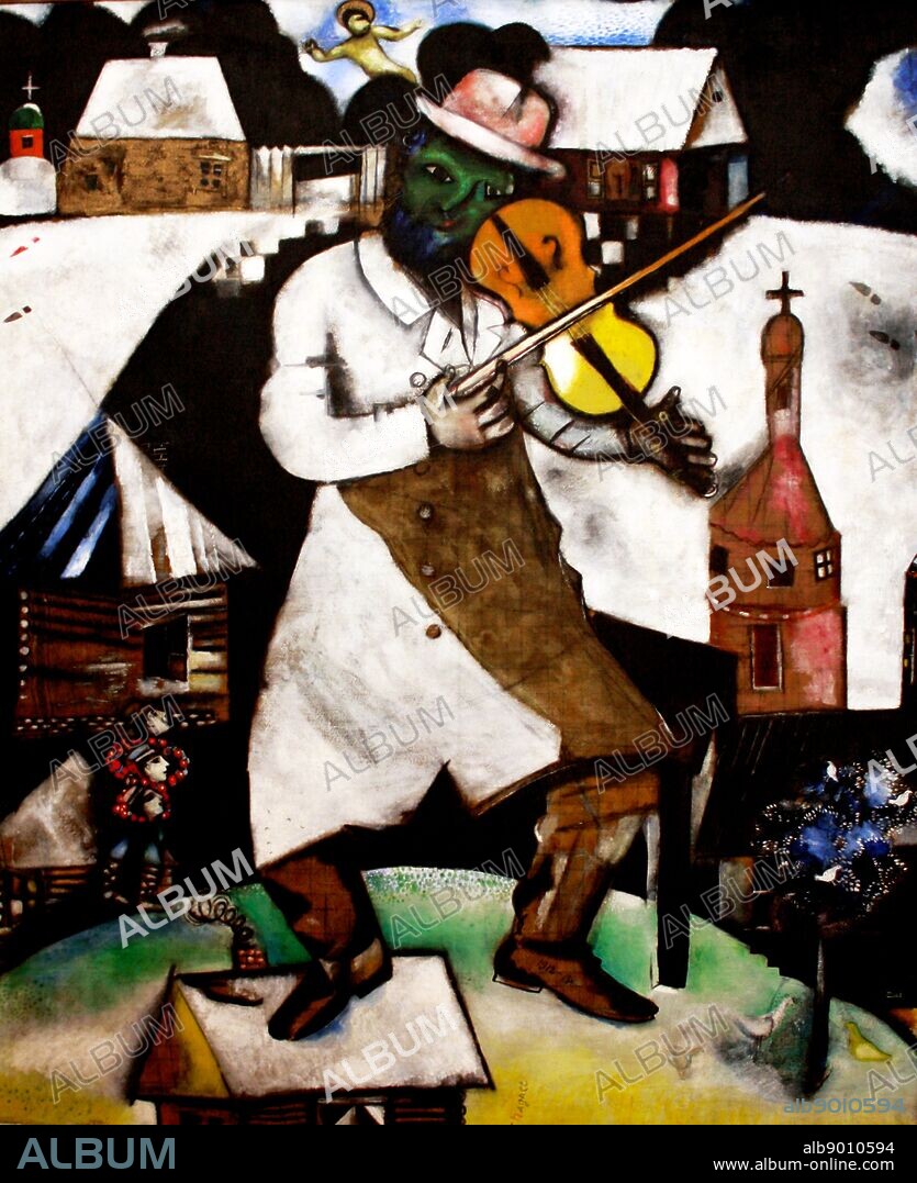 The Violinist by Marc Chagall, 1912-1913. Stedelijk Museum, Amsterdam.