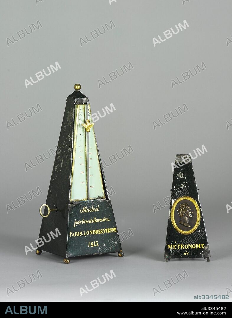 JOHANN NEPOMUK MÄLZEL. Metronome by Johann Maelzel.