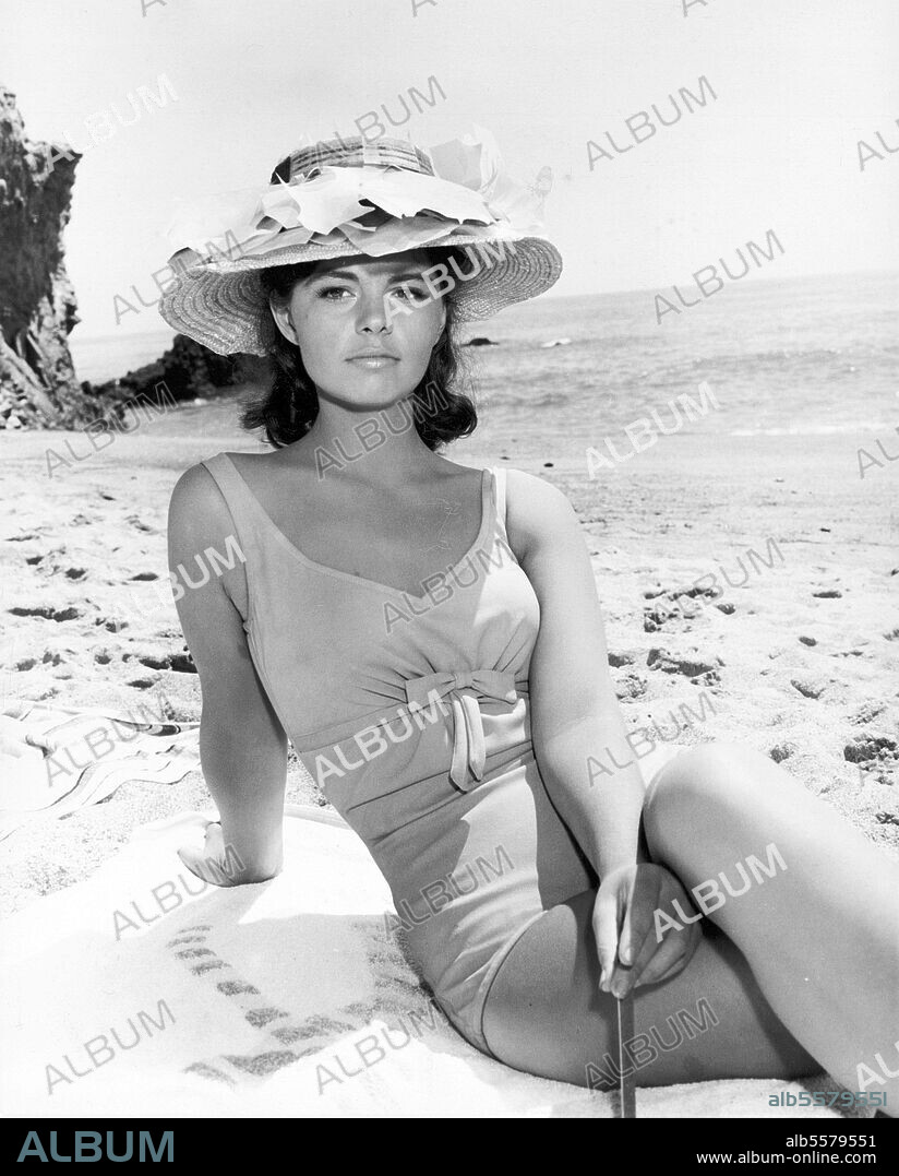 CLAUDIA MARTIN in FOR THOSE WHO THINK YOUNG, 1964, directed by LESLIE H. MARTINSON. Copyright Aubrey Schenck Productions.