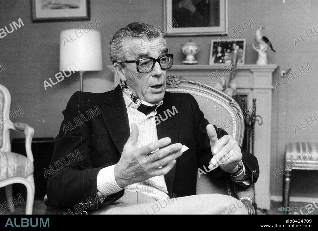 Båstad 1983-09-08. Greve Carl Johan Bernadotte i sommarhemmet i Båstad . Foto: Anders Holmström / SvD / TT / kod 12014.