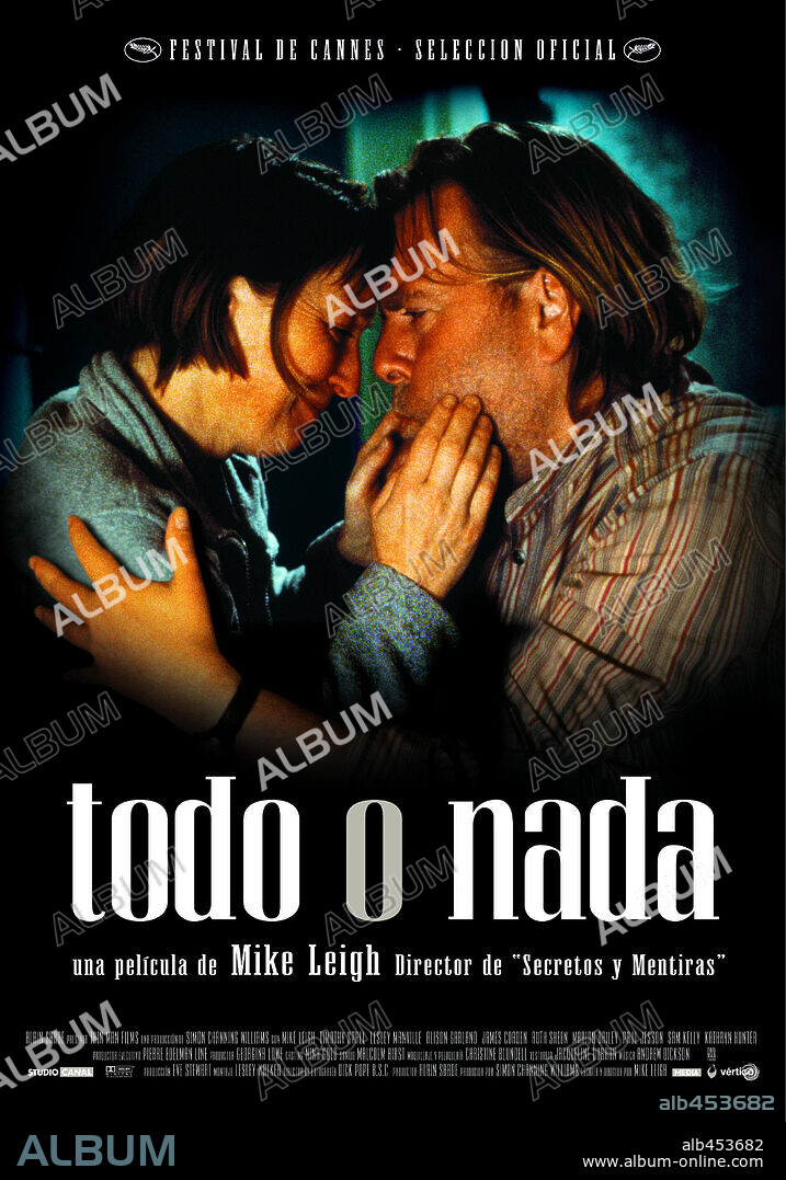 Poster de TODO O NADA, 2002 (ALL OR NOTHING), dirigida por MIKE LEIGH. Copyright UNITED ARTISTS.