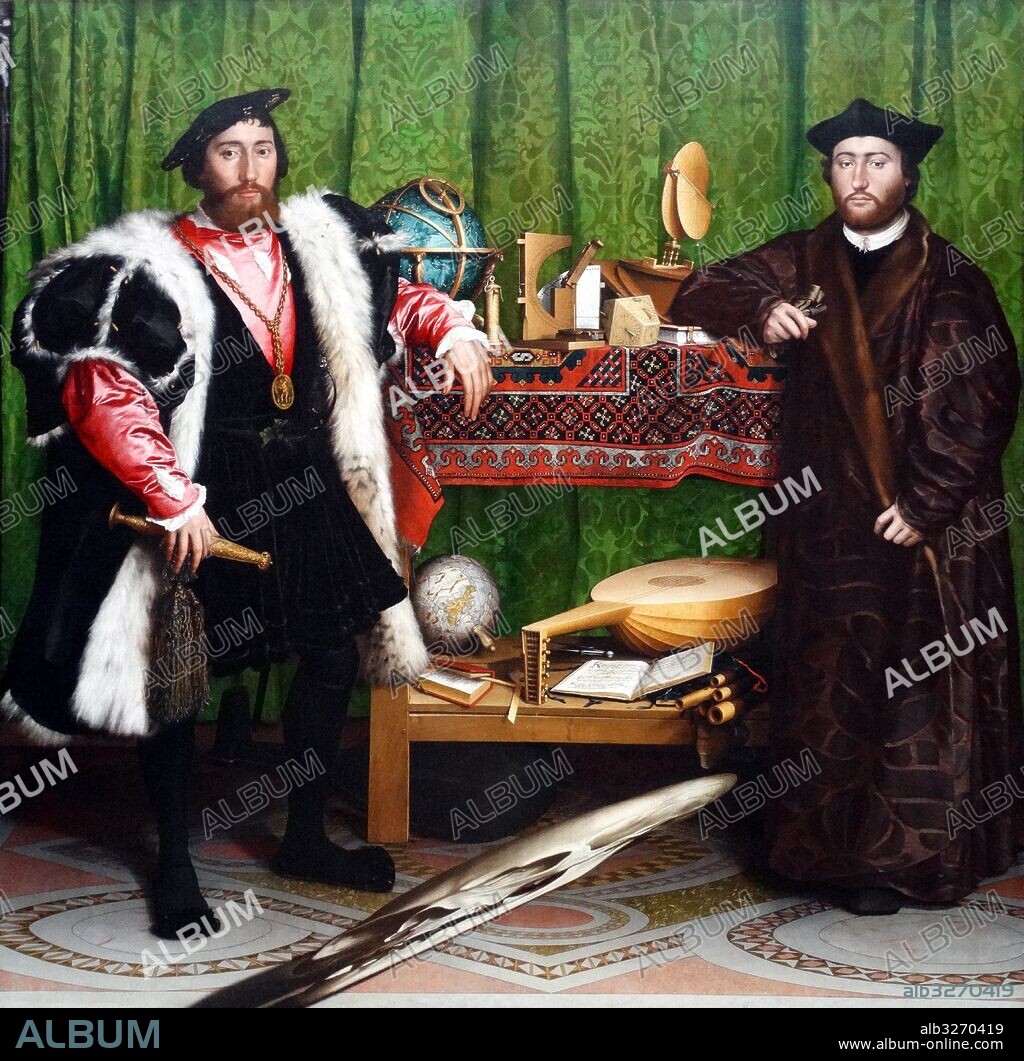 The Ambassadors (1533) painting, by Hans Holbein the Younger.