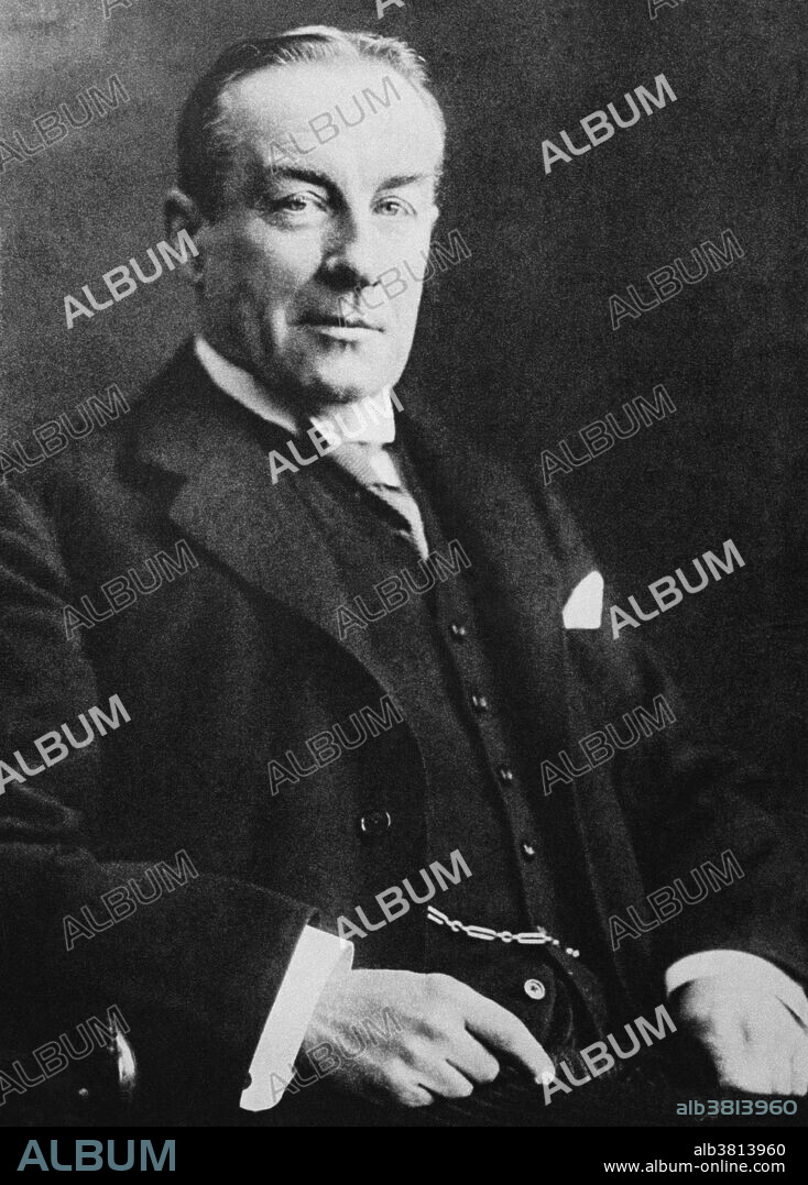 Former Prime Minister of Britain Stanley Baldwin; undated. Stanley Baldwin, 1st Earl Baldwin of Bewdley (1867-1947) was a British Conservative politician, who dominated the government in his country between the two world wars. Three times Prime Minister, he is the only one to serve under three different monarchs (George V, Edward VIII and George VI). Baldwin retired in 1937 and was regarded as a popular and successful prime minister, but for the final decade of his life, and for many years afterwards, he was vilified for having presided over high unemployment in the 1930s and as one of the "guilty men" who had tried to appease Adolf Hitler. He died in his sleep in 1947.