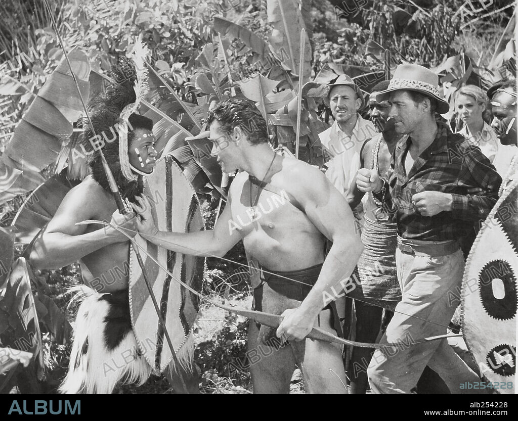 GORDON SCOTT en TARZÁN EL JUSTICIERO, 1960 (TARZAN THE MAGNIFICENT), dirigida por ROBERT DAY. Copyright PARAMOUNT PICTURES.