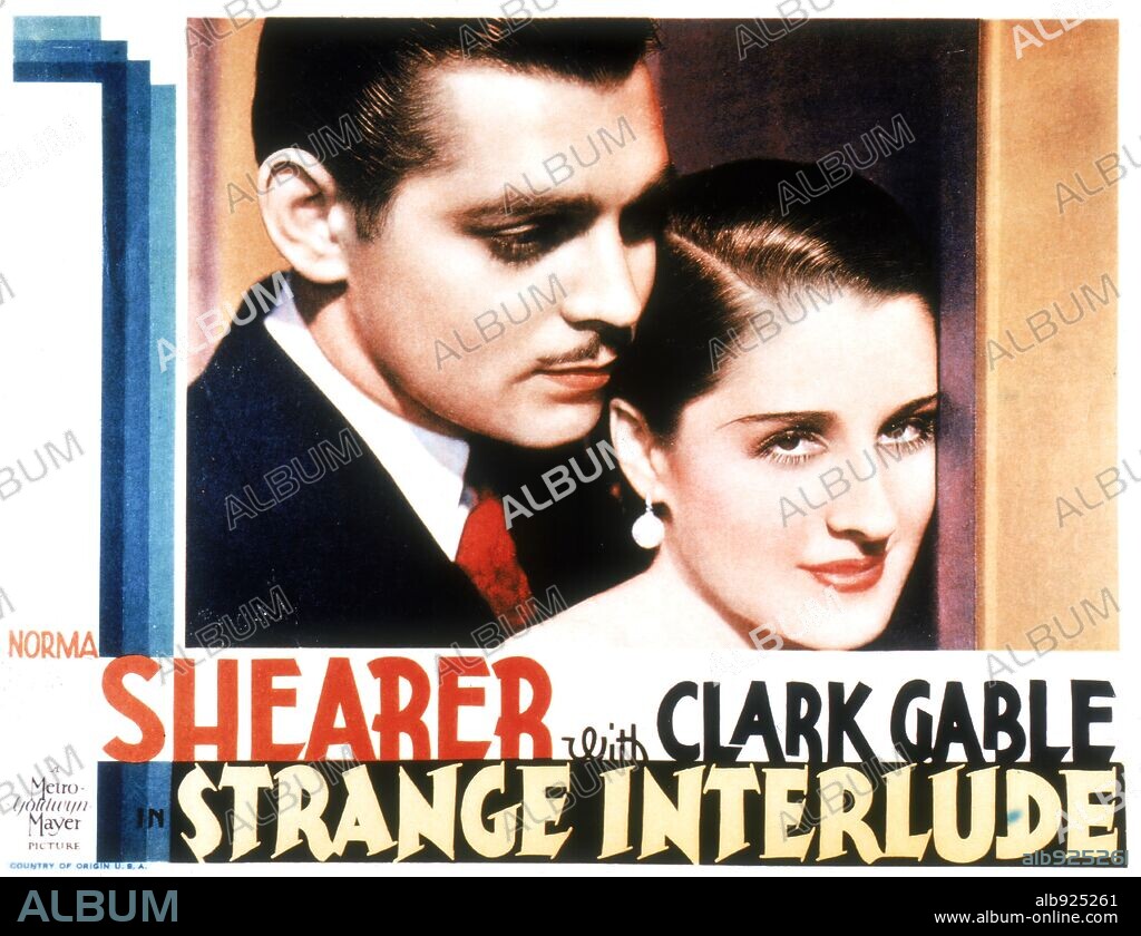 Poster of STRANGE INTERLUDE, 1932, directed by ROBERT Z. LEONARD. Copyright M.G.M.