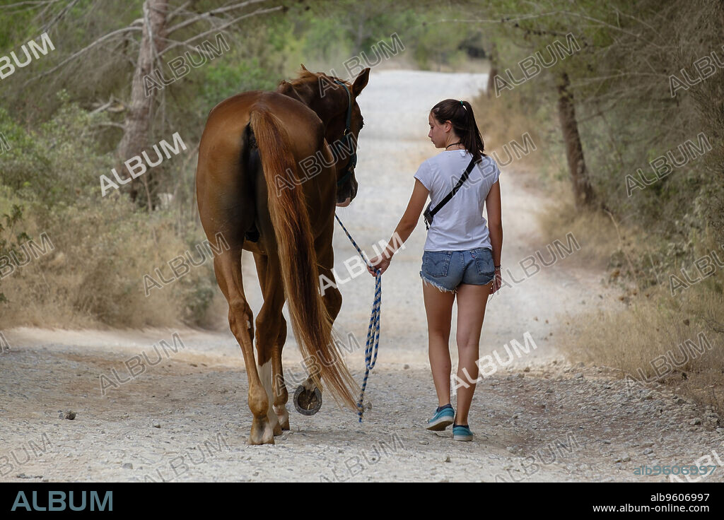rutas a caballo, Can Mayans, Santa Gertrudis de Fruitera, Ibiza, balearic islands, Spain.