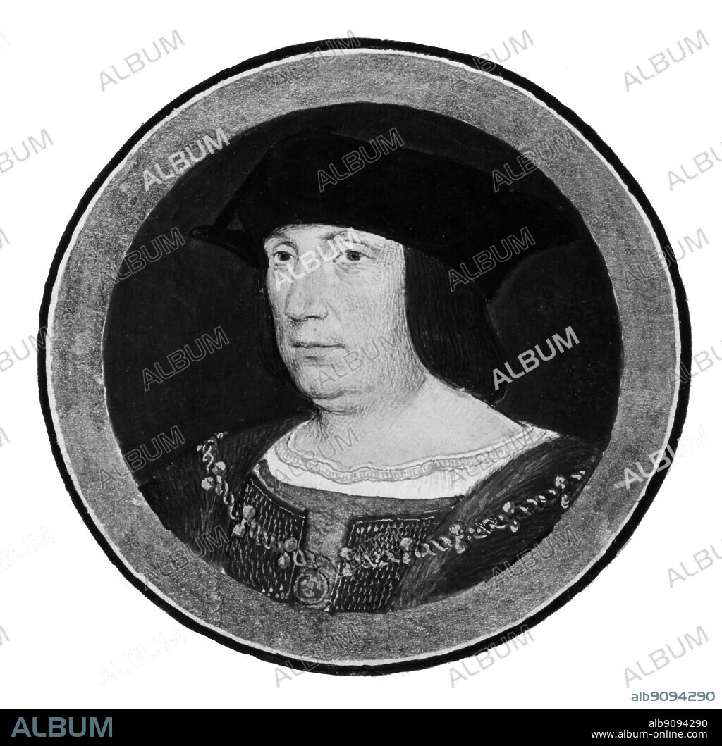 Artus Gouffier , Seigneur de Boisy 1475 - 1519 : Francois's governor at Amboise . Minature c 1516 by Jean Clouet.