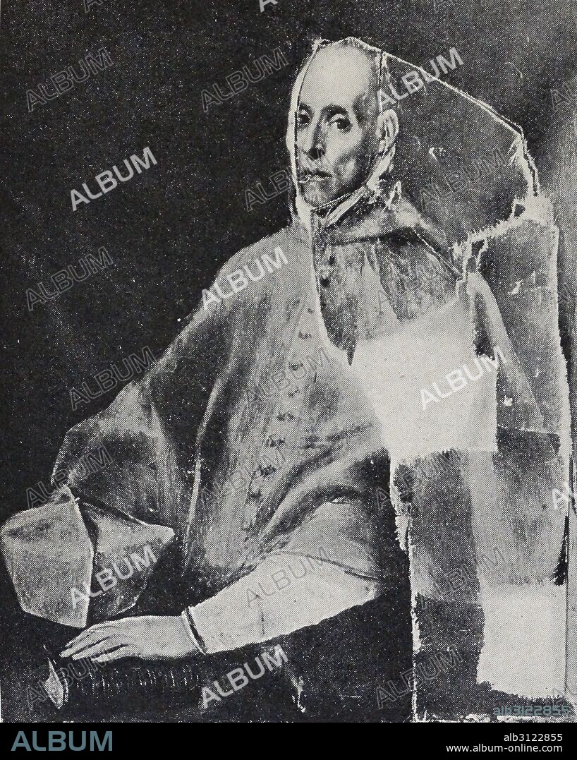 Juan Pardo de Tavera (1472–1545) was a cardinal (from 1531) and was Archbishop of Toledo and Primate of Spain from 1534 to 1545, and Grand Inquisitor of Spain from 1539 to 1545 painting by El Greco.