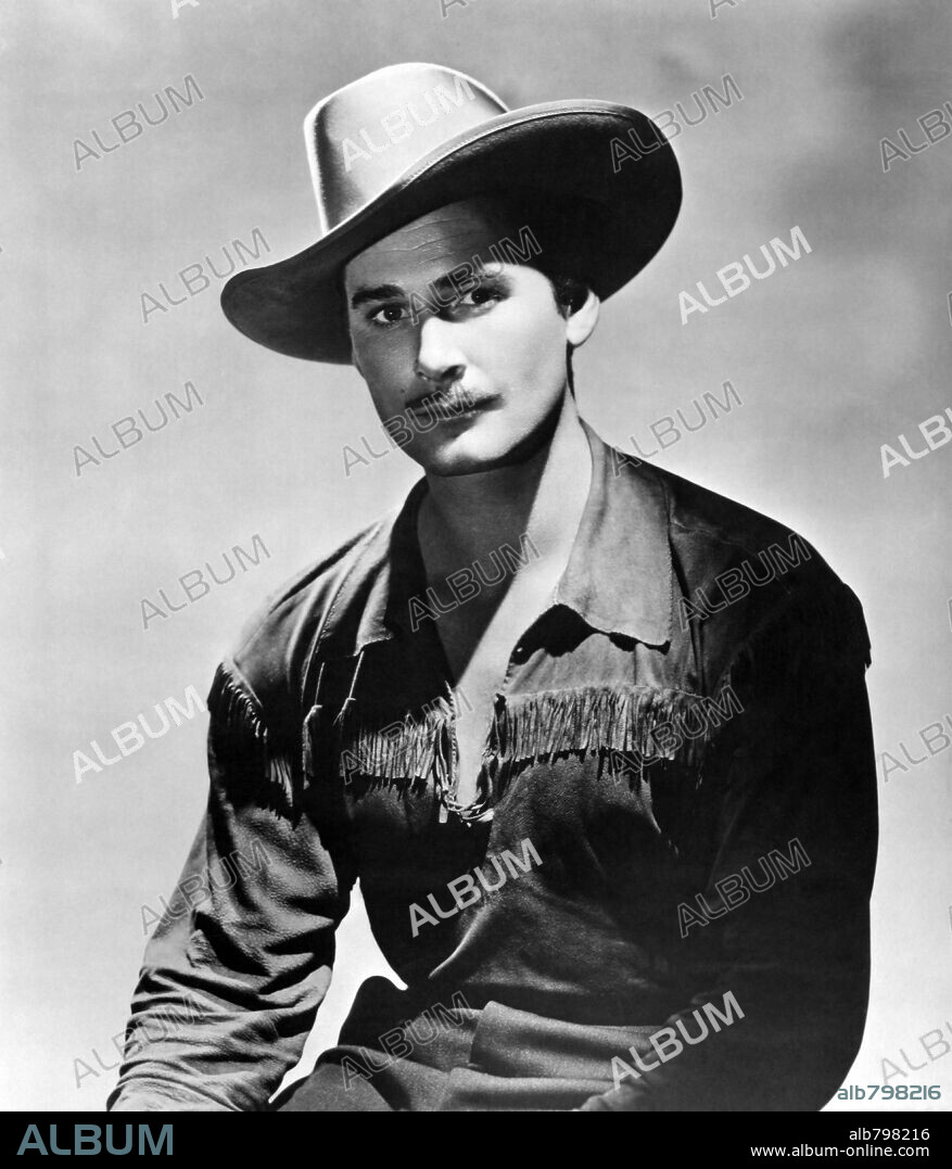 ERROL FLYNN en DODGE, CIUDAD SIN LEY, 1939 (DODGE CITY), dirigida por MICHAEL CURTIZ. Copyright WARNER BROTHERS.