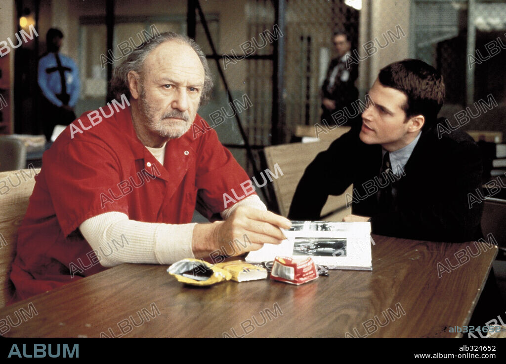 CHRIS O'DONNELL y GENE HACKMAN en CÁMARA SELLADA, 1996 (THE CHAMBER), dirigida por JAMES FOLEY. Copyright COLUMBIA TRI STAR / DUHAMEL, FRANÇOIS.