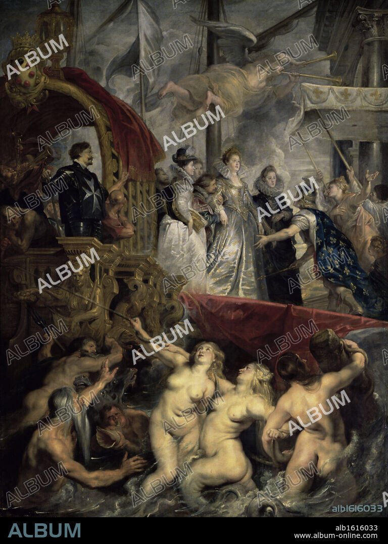 Landing at Marseilles  (Life of Marie de Medici, Queen of France)  1622  Peter Paul Rubens (1577-1640/Flemish)  Musee du Louvre, Paris, France.