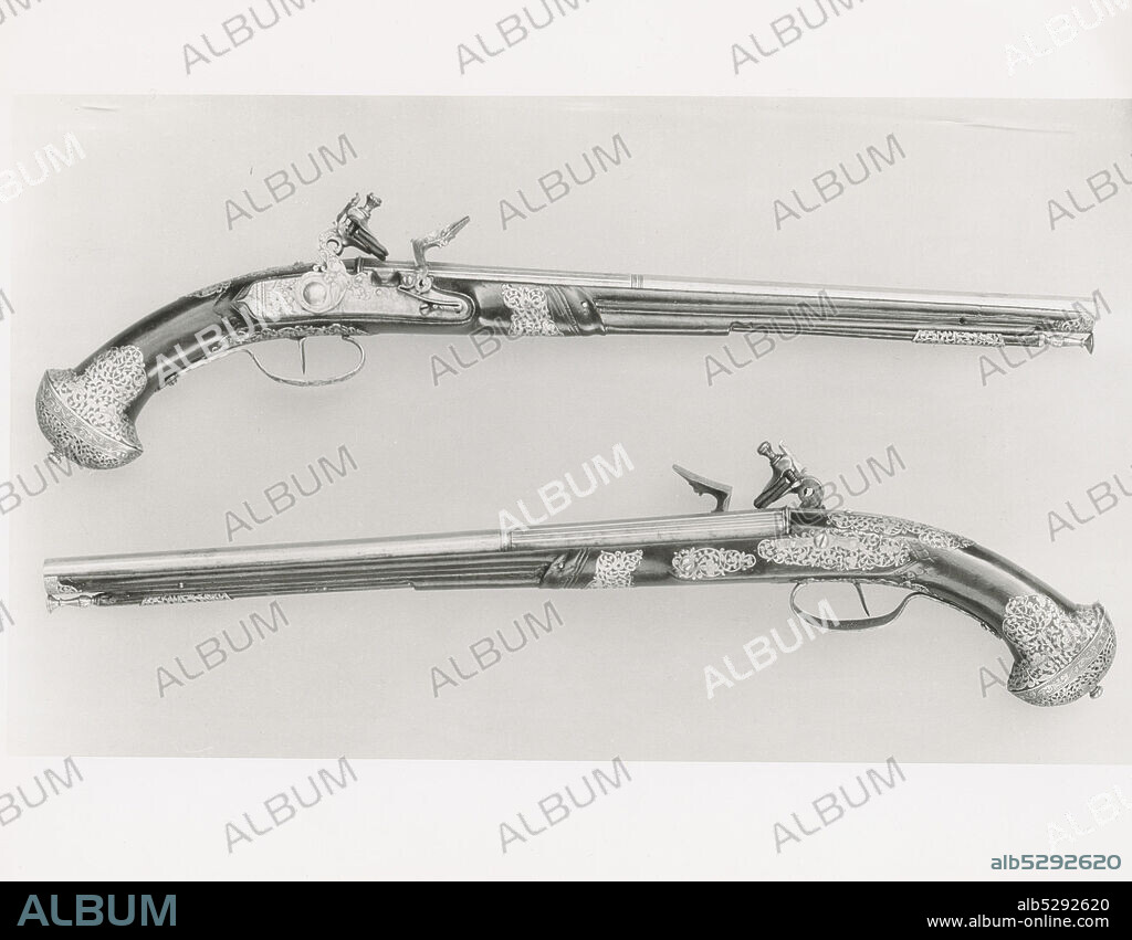 GIROLAMO FRANCINO. Pair of Flintlock Pistols, Italian, Brescia, ca. 1650-60.
