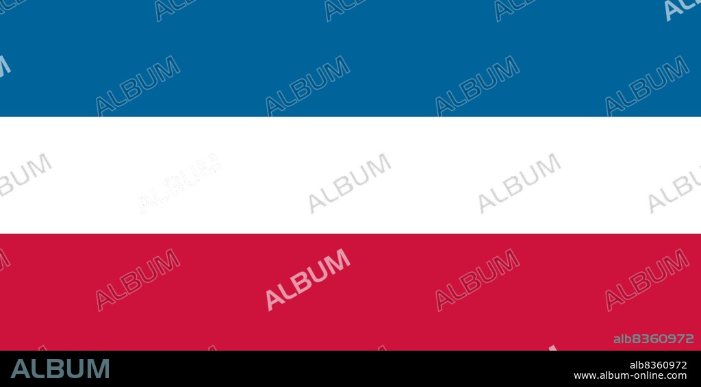 Historical flag of Serbia and Montenegro (formerly the flag of Yugoslavia).