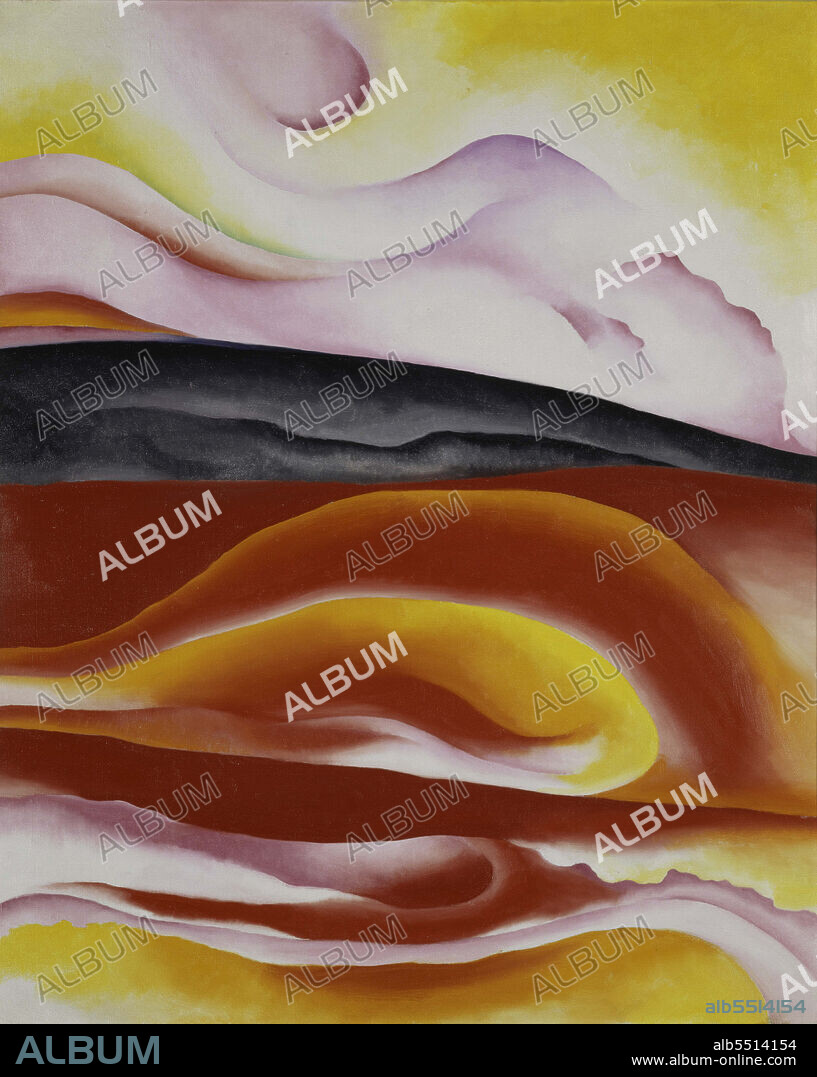 GEORGIA O'KEEFFE. Red, Yellow and Black Streak.