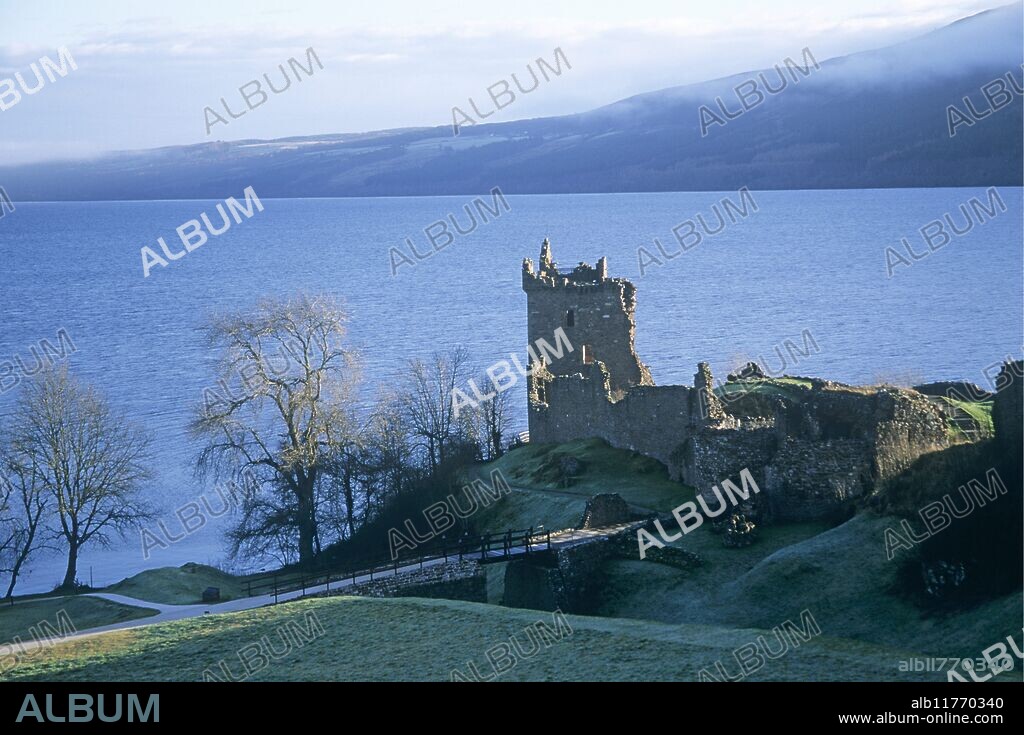 Urquhart Castle and Loch Ness, National Trust *** Local Caption ***.