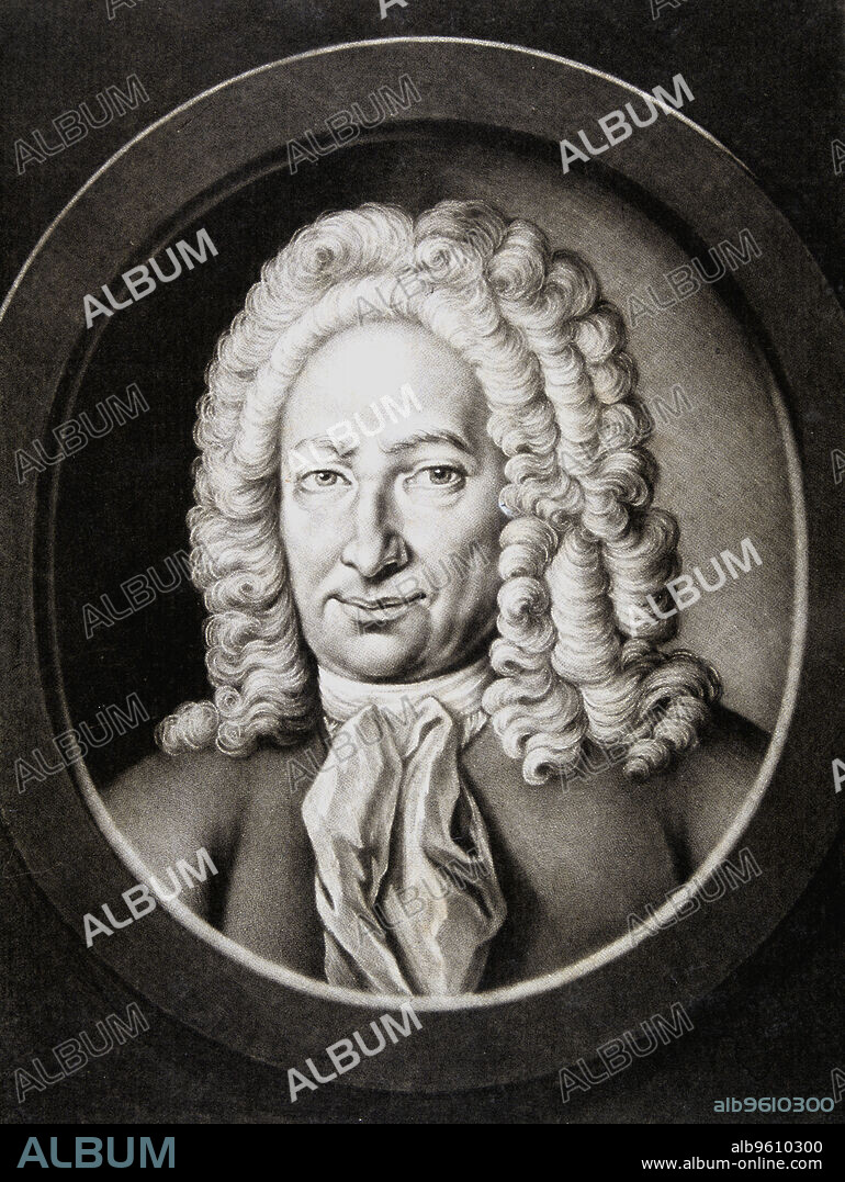 JOHANN ELIAS HAID. Gottfried Wilhelm von Leibniz, German philosopher and mathematician, 1781. Leibniz (1646-1716) published his system of infinitesimal calculus in 1684, three years before Newton who, however, claimed priority as inventor because his publication related to earlier work. The controversy was never settled. After a portrait of 1714 by JG Auerbach.