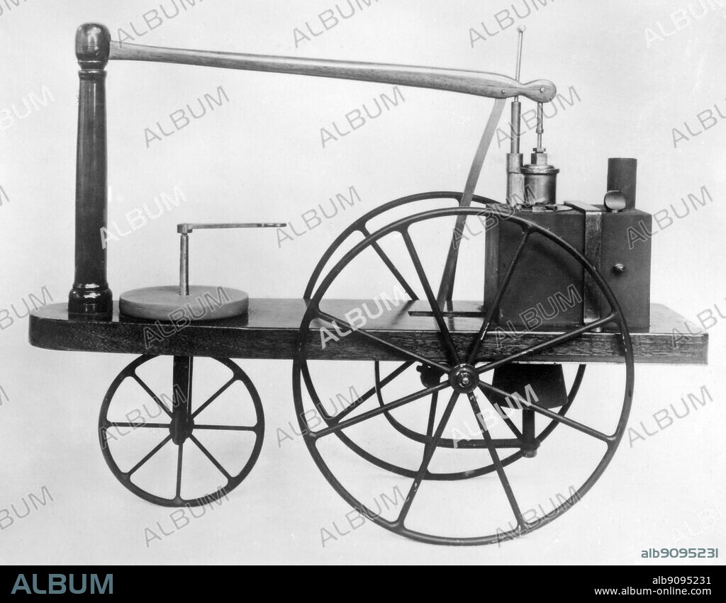 Murdock's Locomotive Model of 1784-6 of Watt 's firstdesign for a locomotive. William Murdoch (sometimes spelled Murdock) (August 21, 1754 - November 15, 1839) was a Scottish engineer and inventor. It is believed that his name was Anglicised to Murdock when he moved to England. He was employed by the firm of Boulton and Watt and worked for them in Cornwall as a steam engine erector for ten years, spending most of the rest of his life in Birmingham. He was the inventor of gas lighting in the early 1790s and coined the term gasometer. He also made a number of innovations to the steam engine, including the sun and planet gear and D slide valve; he invented the steam gun and pneumatic tube message system; he worked on one of the first British paddle steamers to cross the English Channel; he built a prototype steam locomotive in 1784; and he made a number of discoveries in the field of chemistry.. ©TopFoto.