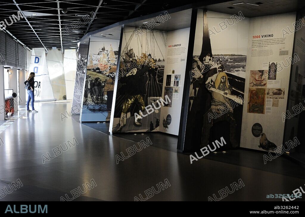 Interior del Museo Marítimo de Oslo. Noruega.
