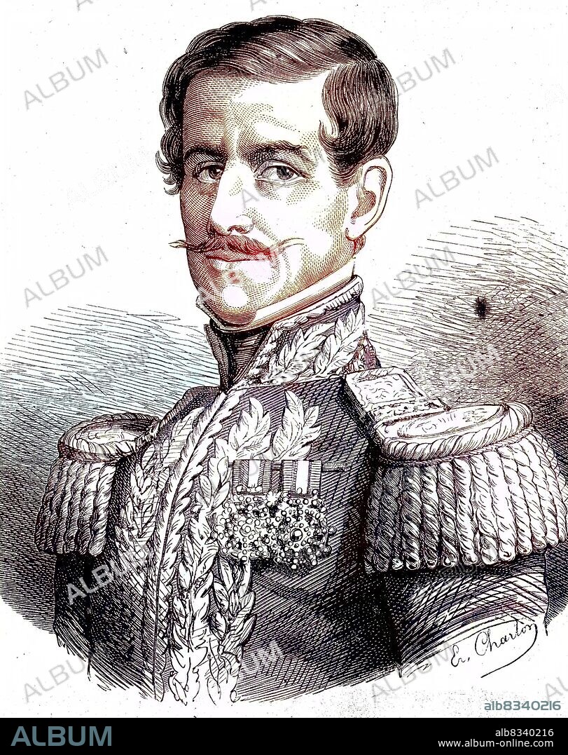 Ramon Castilla y Marquesado, 1797 - 1867, a Peruvian caudillo who served as President of Peru three times / Ramon Castilla y Marquesado, 1797 - 1867, ein peruanischer Caudillo, der dreimal als Pr§sident von Peru diente, historisch, C:CC5historical, digital improved reproduction of an original from the 19th century / digitale Reproduktion einer Originalvorlage aus dem 19. Jahrhundert, Originaldatum nicht bekannt.