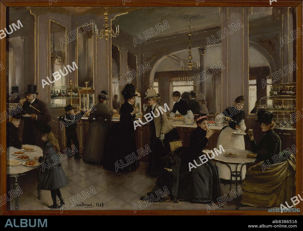 JEAN BERAUD. Gloppe pastry shop, 1889.