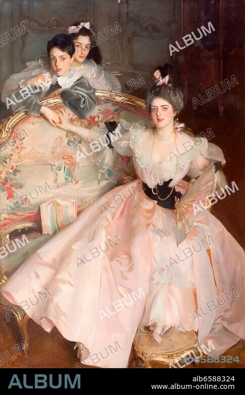 Sargent, John Singer 1856-1925. "Mrs. Carl Meyer and her Children", 1896. Öl auf Leinwand, 201,4 x 134 cm.