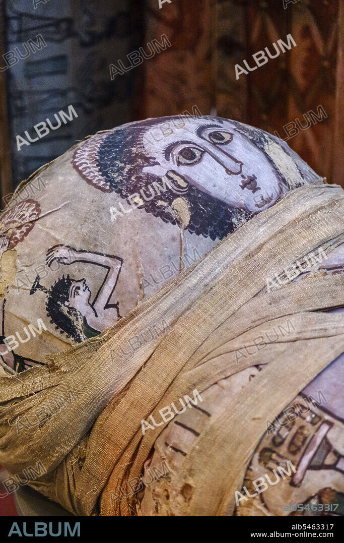 Cleopatra, Egyptian mummy of a young woman, British museum, London, England, Great Britain.