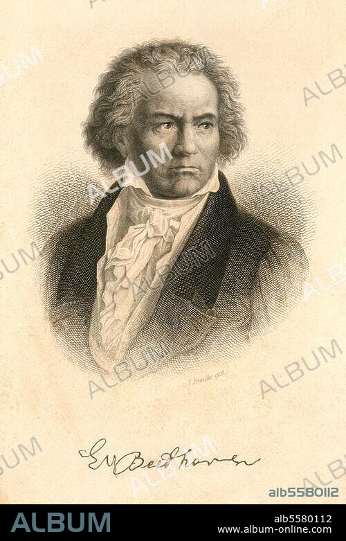 ALFRED KRAUSSE, AUGUST VON KLOEBER. Beethoven / Krauße aft. Kloeber / c