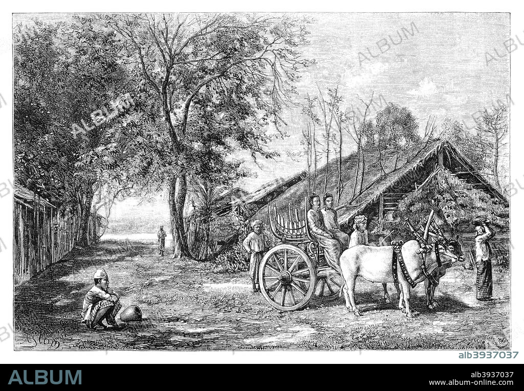 Tenasserim, Myanmar, 1895. From The Universal Geography with Illustrations and Maps, division XVI, written by Elisee Reclus and published by Virtue & Co. Limited (London, 1895).