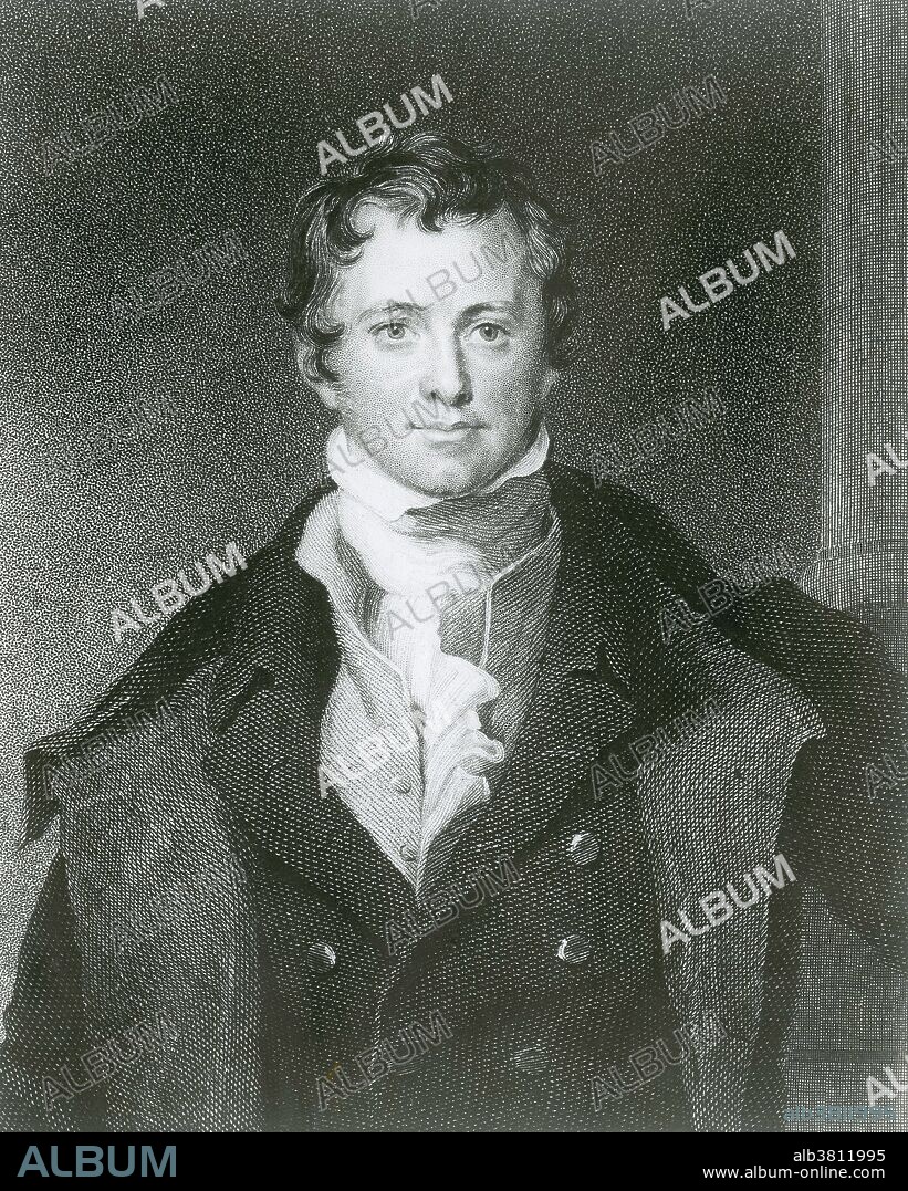 Humphry Davy (December 17, 1778 - May 29, 1829) was an English chemist and inventor. His Researches, Chemical and Philosophical, chiefly concerning Nitrous Oxide, published in 1800, secured his reputation as a chemist. In 1801 he was engaged as lecturer at the new formed Royal Institution. His lectures included spectacular and sometimes dangerous chemical demonstrations, and the young and handsome chemist soon acquired a huge female following. He was a pioneer in the field of electrolysis using the voltaic pile to split up common compounds and thus prepare many new elements. He discovered several new metals, especially sodium and potassium, highly reactive elements known as the alkali metals. He worked with electrolysis throughout his life and also discovered calcium, magnesium, boron and barium. In 1815 he invented the Davy lamp, a safety lamp consisting of a wick lamp with the flame enclosed inside a mesh screen, or use in coal mines, to reduce the danger of explosions due to the presence of methane and other flammable gases. He died in 1829 at the age of 50 of heart disease.