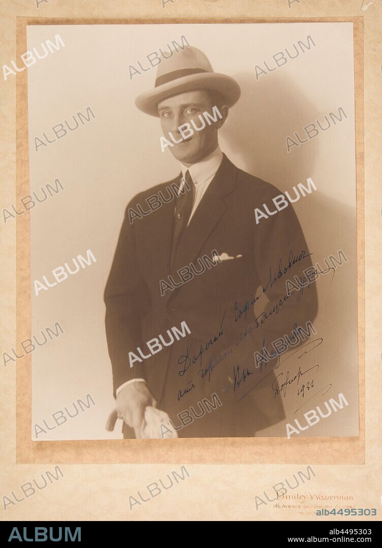 DMITRY ROMANOVICH WASSERMAN. Prince Felix Yusupov, Count Sumarokov-Elston (1887-1967).