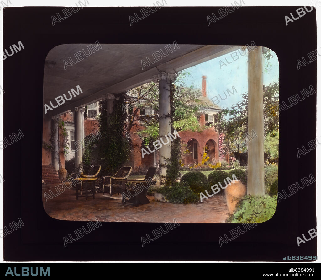 FRANCES BENJAMIN JOHNSTON. Wellington, Malcolm Matheson house, Fox Hunt Road, Alexandria, Virginia, 1931. Built in the 18th century for Colonel Tobias Lear; from his death in 1818, owned by descendents of George Washington.