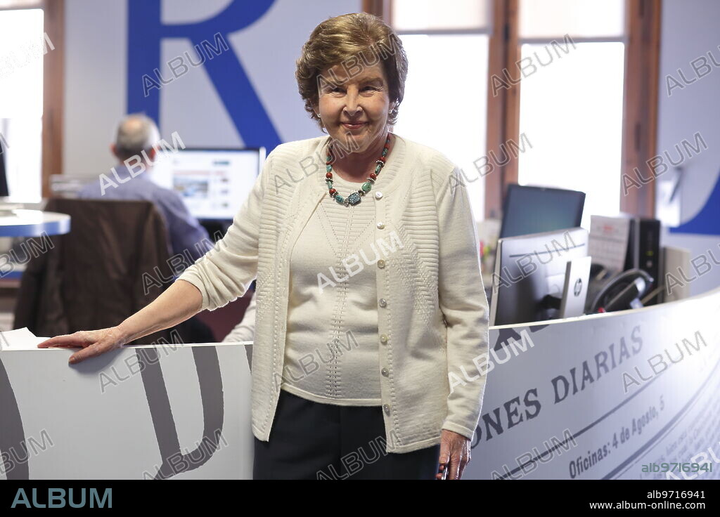 Zaragoza, 16/05/218. Pilar de Yarza Mompeón, presidenta editora del Heraldo de Aragón, premio Luca de Tena. Foto: Fabián Simón. ARCHDC.