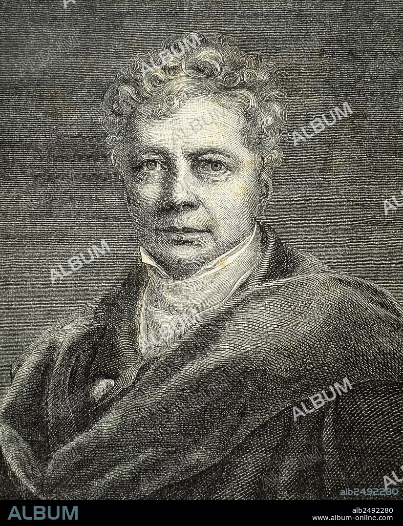 Friedrich Wilhelm Joseph Schelling (1775-1854). German philosopher. Portrait. engraving.