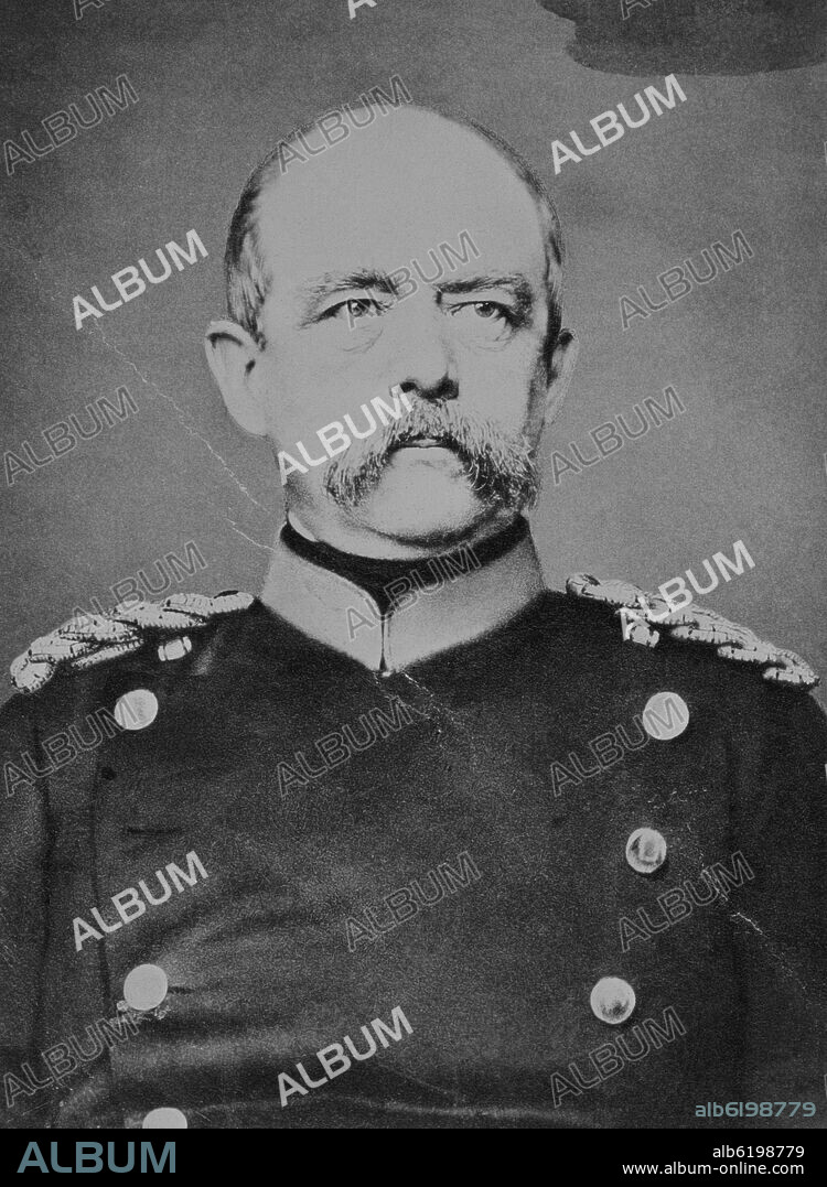 OTTO BISMARCK (1815-1898) POLITICO PRUSIANO Y PRIMER CANCILLER DEL II IMPERIO ALEMAN.
