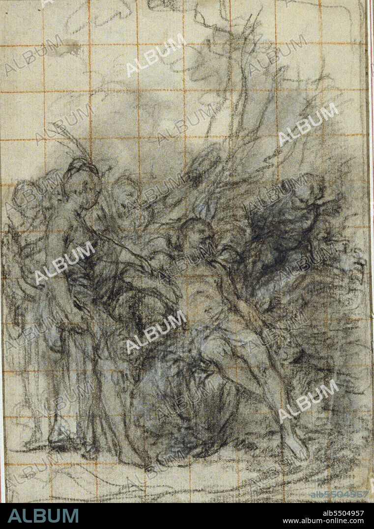 HUBERT FRANÇOIS GRAVELOT. Death of Adonis (?), n.d.