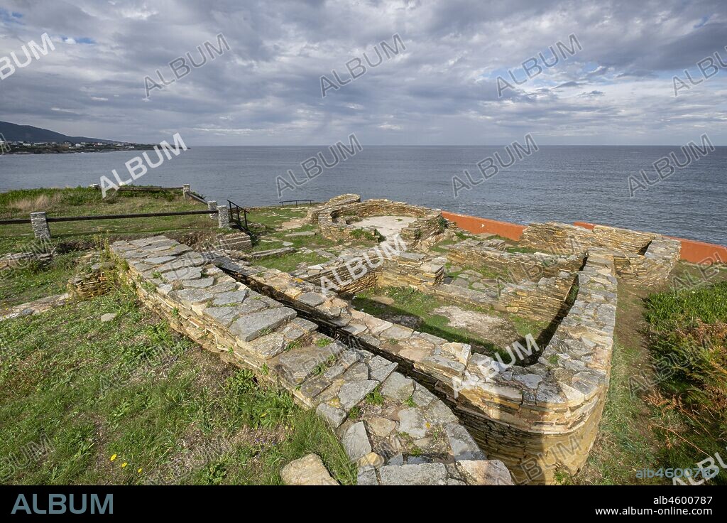 castro de Fazouro, datado entre los siglos I y III d. C., Fazouro, término municipal de Foz, Provincia de Lugo, Galicia, Spain.