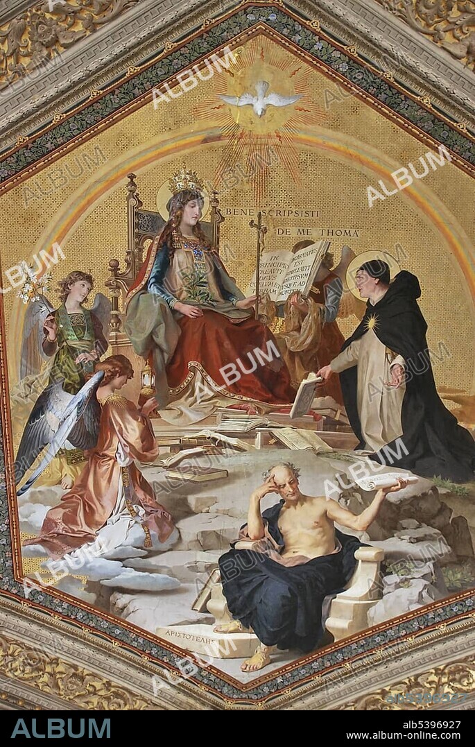 Ceiling, Galleria dei Candelabri, Candelabra Gallery, Vatican Museums, historic city centre, Vatican City, Italy, Europe