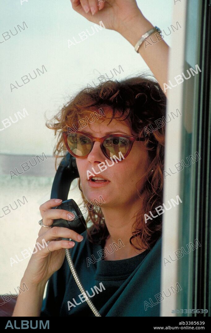 SUSAN SARANDON in THELMA & LOUISE, 1991, directed by RIDLEY SCOTT. Copyright M.G.M/PATHE.