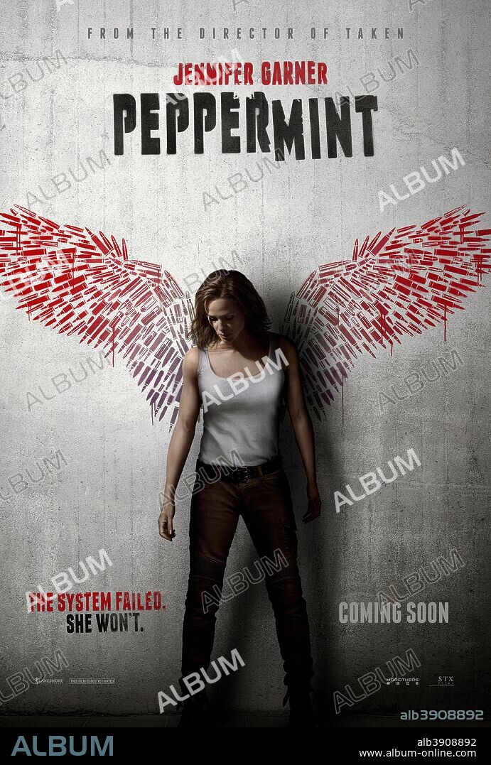 Poster of PEPPERMINT, 2018, directed by PIERRE MOREL. Copyright LAKESHORE ENTERTAINMENT.
