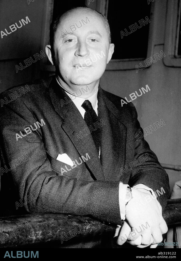 French fashion designer Christian Dior.