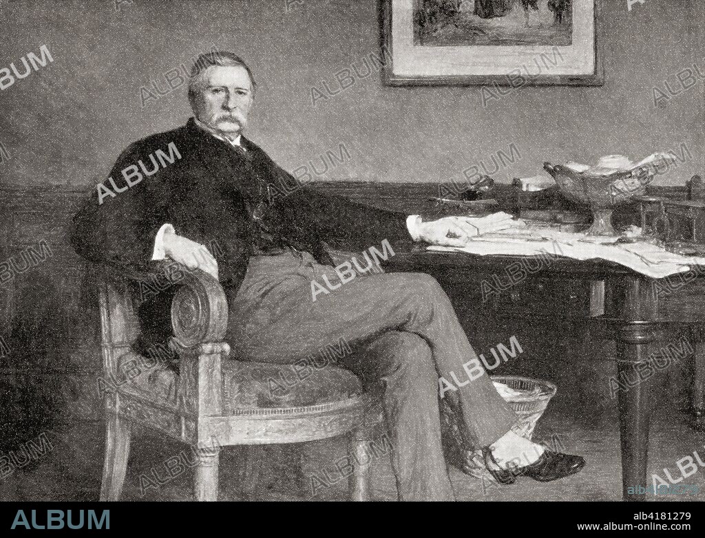 Sir Andrew Barclay Walker, 1st Baronet, 1824 -  1893.  English brewer and Liverpool Councillor.  From Masterpieces of Orchardson, published 1913.