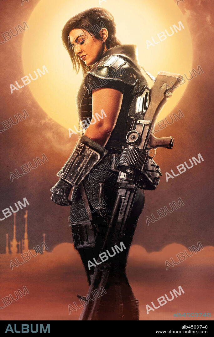 GINA CARANO in THE MANDALORIAN, 2019, directed by BRYCE DALLAS HOWARD, DAVE FILONI, DEBORAH CHOW, RICK FAMUYIWA and TAIKA WAITITI. Copyright Lucasfilm/Walt Disney Productions / Cortesía.