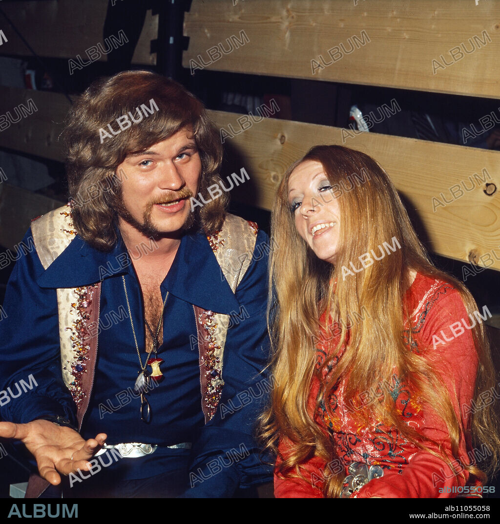 The Windows, German-British pop duo, consisting of Peter Petrel and Jeanette McKinlay, Germany 1975.
